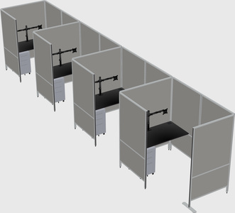 Small private panel system