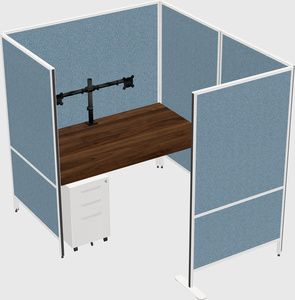 Flexible panel system with privacy