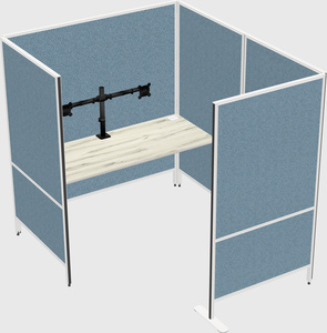 Flexible panel system with privacy