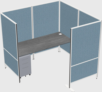 Flexible panel system with privacy