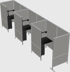 Small private panel system