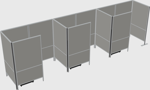 Small private panel system