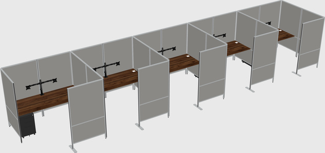 Système de panneaux flexibles avec confidentialité