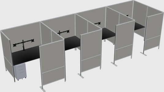 Système de panneaux flexibles avec confidentialité
