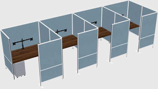 具有隐私的灵活面板系统