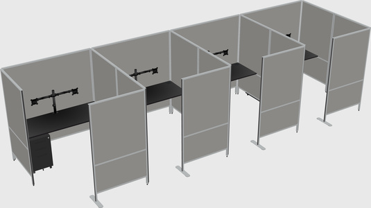 Système de panneaux flexibles avec confidentialité