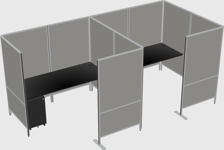 Système de panneaux flexibles avec confidentialité