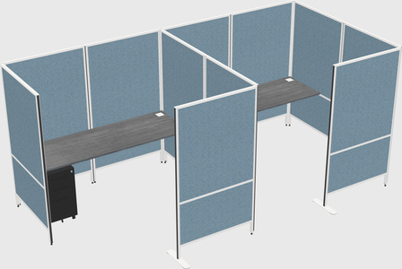 Flexible panel system with privacy