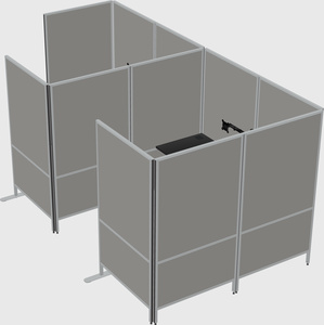 Système de panneaux flexibles avec confidentialité