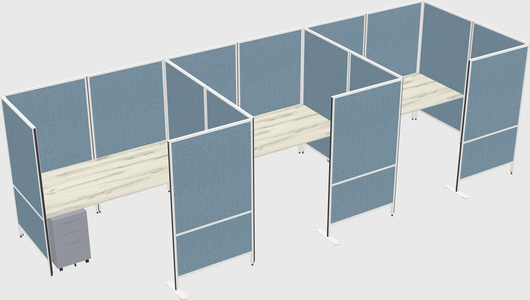 Flexible panel system with privacy