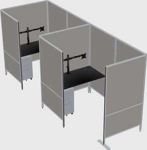 Small private panel system