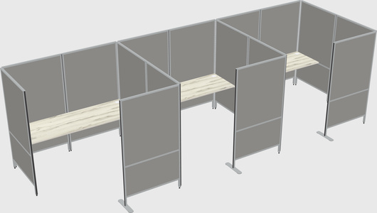 Système de panneaux flexibles avec confidentialité