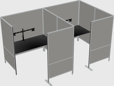 Système de panneaux flexibles avec confidentialité