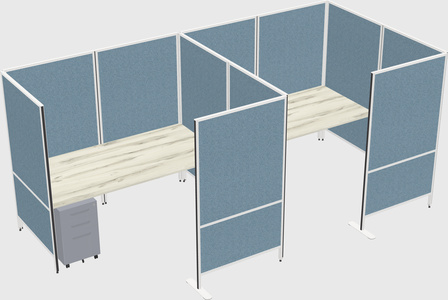 Flexible panel system with privacy