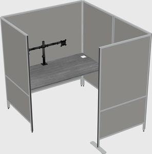 Système de panneaux flexibles avec confidentialité
