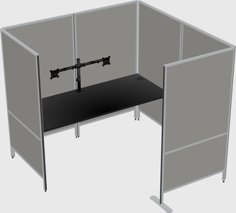 具有隐私的灵活面板系统