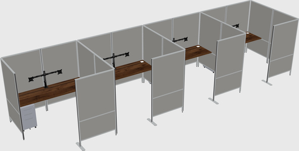 具有隐私的灵活面板系统