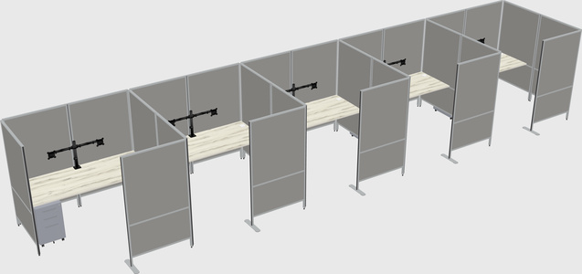 Système de panneaux flexibles avec confidentialité