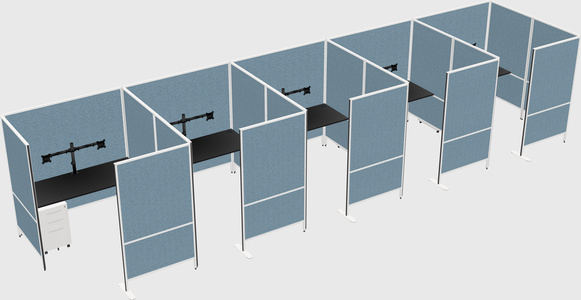 Système de panneaux flexibles avec confidentialité