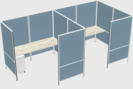 Flexible panel system with privacy