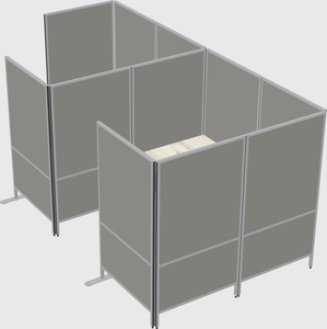 Flexible panel system with privacy