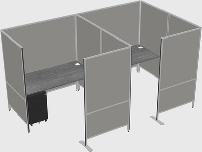 Système de panneaux flexibles avec confidentialité