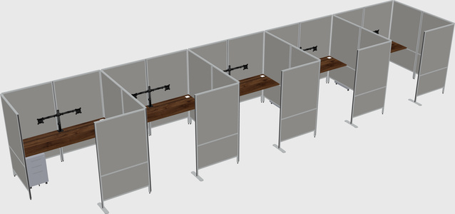 Système de panneaux flexibles avec confidentialité