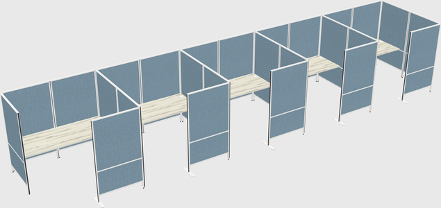 Flexible panel system with privacy