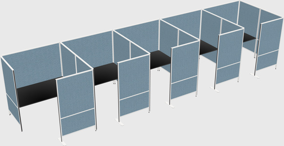 Flexible panel system with privacy