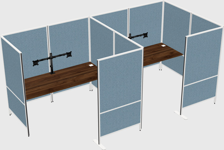 Flexible panel system with privacy