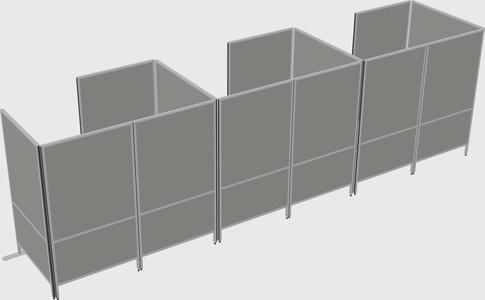 Small private panel system