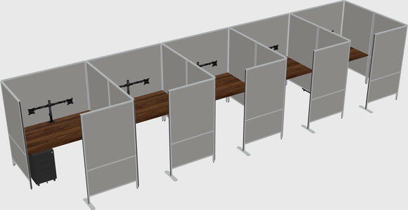 Système de panneaux flexibles avec confidentialité