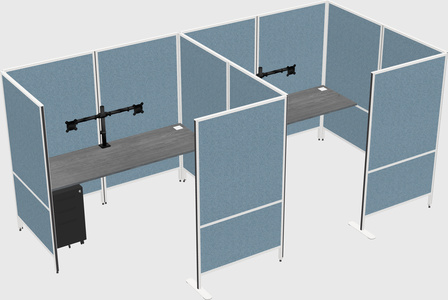 Flexible panel system with privacy