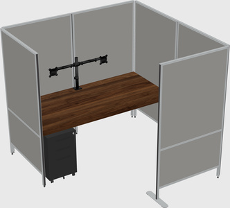 Système de panneaux flexibles avec confidentialité
