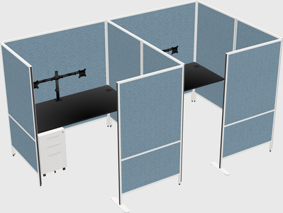Flexible panel system with privacy