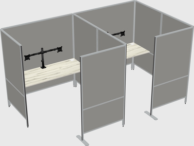 Flexible panel system with privacy