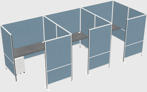 Flexible panel system with privacy