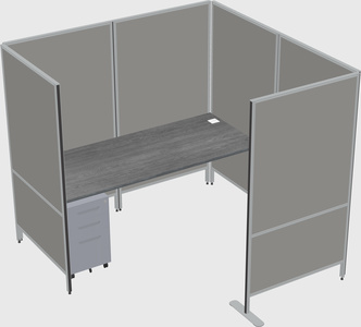 Flexible panel system with privacy