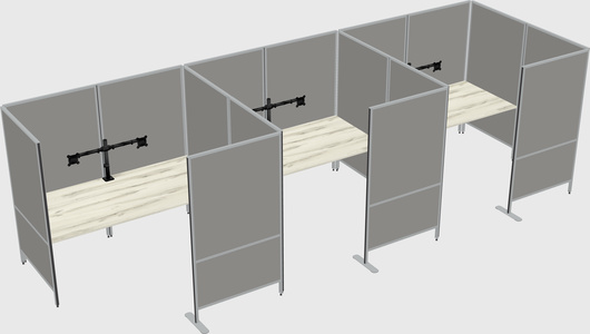 Flexible panel system with privacy