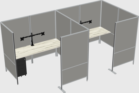 Flexible panel system with privacy