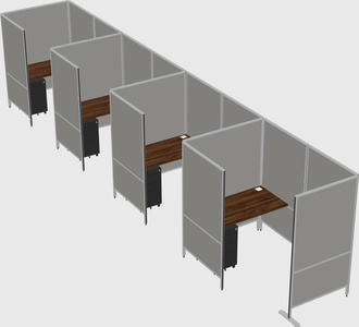 Small private panel system