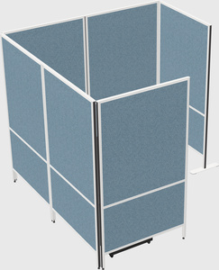 Flexible panel system with privacy