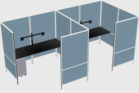 Flexible panel system with privacy