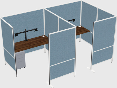 Flexible panel system with privacy