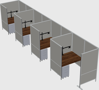 Small private panel system