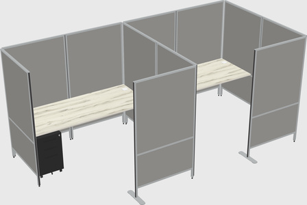 Flexible panel system with privacy