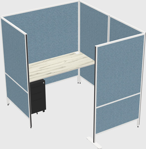 Flexible panel system with privacy