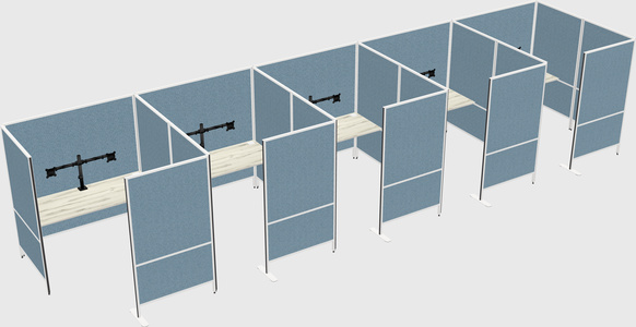 Flexible panel system with privacy