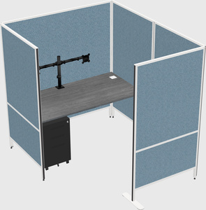 Flexible panel system with privacy