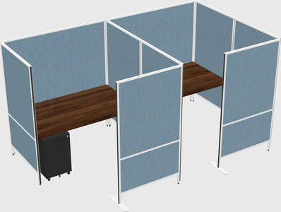 Flexible panel system with privacy